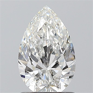 Foto Diamante Natural 1.00 quilates, De pera , Color G, claridad SI2 y certificado GIA de