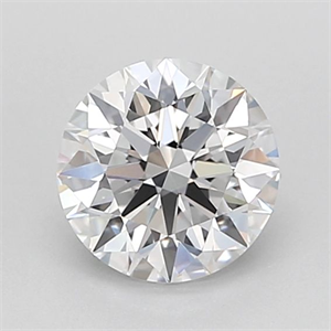Picture of Lab Grown Diamond 1.03 Carats, Round with Ideal Cut, D Color, VVS2 Clarity and Certified by IGI