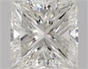 Diamante Natural 0.81 quilates, Princesa , Color H, claridad VVS1 y certificado GIA