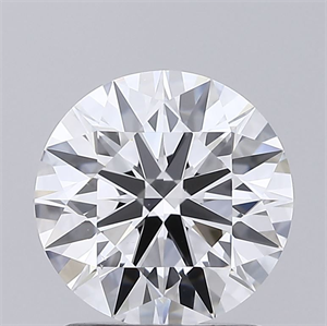 Picture of Lab Grown Diamond 1.52 Carats, Round with Ideal Cut, D Color, VS1 Clarity and Certified by IGI