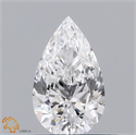 Natural Diamond 0.36 Carats, Pear with  Cut, D Color, VS2 Clarity and Certified by GIA