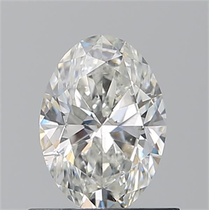 Picture of Natural Diamond 0.70 Carats, Oval with  Cut, H Color, SI1 Clarity and Certified by GIA