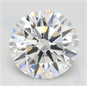 Del inventario de diamantes de laboratorio, 3.03 quilates, Redondo , Color D, claridad IF y certificado IGI