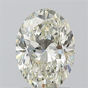 Picture of Natural Diamond 1.20 Carats, Oval with  Cut, J Color, SI1 Clarity and Certified by IGI