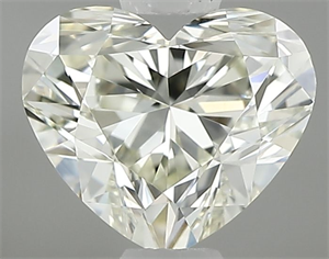 Picture of Natural Diamond 0.60 Carats, Heart with  Cut, N Color, VVS1 Clarity and Certified by GIA