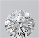 Natural Diamond 1.01 Carats, Round with Excellent Cut, F Color, SI2 Clarity and Certified by GIA