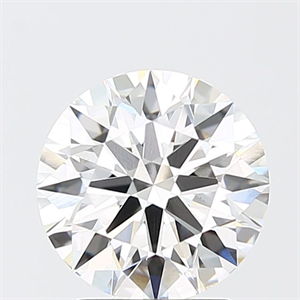 Picture of Lab Grown Diamond 2.51 Carats, Round with Ideal Cut, E Color, VS1 Clarity and Certified by IGI