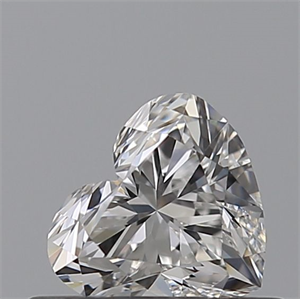 Picture of Natural Diamond 0.45 Carats, Heart with  Cut, E Color, VS1 Clarity and Certified by GIA