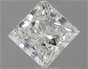 Natural Diamond 0.81 Carats, Princess with  Cut, G Color, VS2 Clarity and Certified by IGI