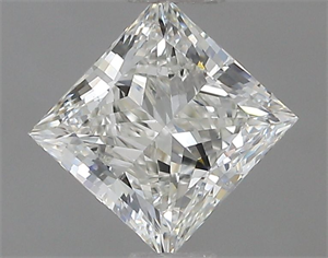 Picture of Natural Diamond 0.81 Carats, Princess with  Cut, G Color, VS2 Clarity and Certified by IGI