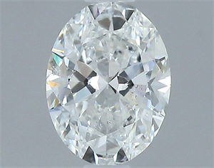 Picture of Natural Diamond 0.63 Carats, Oval with  Cut, F Color, SI2 Clarity and Certified by GIA