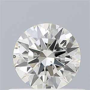 Picture of Natural Diamond 0.40 Carats, Round with Excellent Cut, J Color, SI2 Clarity and Certified by GIA
