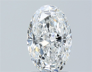 Foto Diamante Natural 1.70 quilates, Ovalado , Color E, claridad VS1 y certificado GIA de