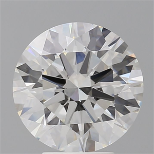 Picture of Lab Grown Diamond 4.60 Carats, Round with Ideal Cut, F Color, VVS2 Clarity and Certified by IGI