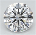 Lab Grown Diamond 3.15 Carats, Round with Ideal Cut, D Color, IF Clarity and Certified by IGI