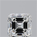 Natural Diamond 0.70 Carats, Asscher with  Cut, H Color, VVS2 Clarity and Certified by GIA