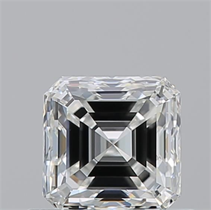 Picture of Natural Diamond 0.70 Carats, Asscher with  Cut, H Color, VVS2 Clarity and Certified by GIA