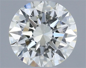 Picture of Natural Diamond 0.45 Carats, Round with Excellent Cut, I Color, VS1 Clarity and Certified by IGI