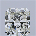 Natural Diamond 0.92 Carats, Radiant with  Cut, K Color, VS2 Clarity and Certified by GIA