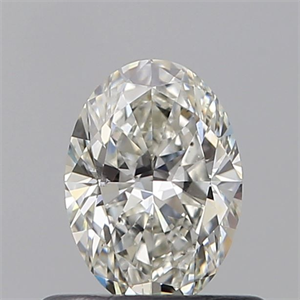 Foto Diamante Natural 0.50 quilates, Ovalado , Color H, claridad SI1 y certificado GIA de