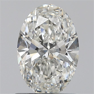 Picture of Natural Diamond 0.80 Carats, Oval with  Cut, H Color, VVS1 Clarity and Certified by GIA