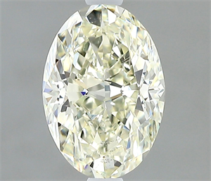 Picture of Natural Diamond 0.73 Carats, Oval with  Cut, K Color, SI1 Clarity and Certified by IGI