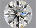 Natural Diamond 0.70 Carats, Round with Very Good Cut, J Color, SI2 Clarity and Certified by GIA