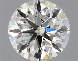 Picture of Natural Diamond 0.70 Carats, Round with Very Good Cut, J Color, SI2 Clarity and Certified by GIA