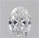 Diamante Natural 1.70 quilates, Ovalado , Color E, claridad VS1 y certificado GIA
