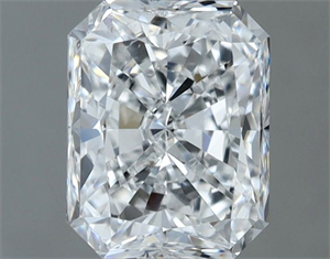 Picture of Natural Diamond 1.21 Carats, Radiant with  Cut, E Color, SI2 Clarity and Certified by GIA