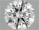 Del inventario de diamantes de laboratorio, 3.00 quilates, Redondo , Color F, claridad SI1 y certificado GIA