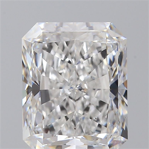 Foto Diamante Natural 2.01 quilates, Radiante , Color E, claridad SI1 y certificado GIA de