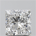 Diamante Natural 2.01 quilates, Princesa , Color F, claridad SI2 y certificado GIA