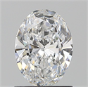 Natural Diamond 1.01 Carats, Oval with  Cut, D Color, VS1 Clarity and Certified by GIA