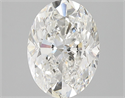Natural Diamond 3.01 Carats, Oval with  Cut, H Color, VS2 Clarity and Certified by GIA