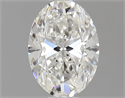 Natural Diamond 0.95 Carats, Oval with  Cut, G Color, VS2 Clarity and Certified by GIA