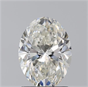 Natural Diamond 1.70 Carats, Oval with  Cut, I Color, SI1 Clarity and Certified by GIA