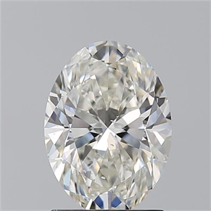 Picture of Natural Diamond 1.70 Carats, Oval with  Cut, I Color, SI1 Clarity and Certified by GIA