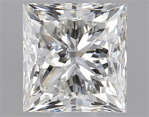 Picture of Natural Diamond 1.00 Carats, Princess with  Cut, K Color, SI2 Clarity and Certified by GIA