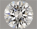 Diamante Natural 0.40 quilates, Redondo , Color F, claridad VVS2 y certificado GIA