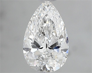 Foto Diamante Natural 0.80 quilates, De pera , Color E, claridad SI2 y certificado GIA de