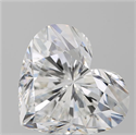 Natural Diamond 7.03 Carats, Heart with  Cut, G Color, VVS1 Clarity and Certified by GIA