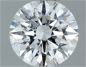 Natural Diamond 0.50 Carats, Round with Excellent Cut, E Color, I1 Clarity and Certified by GIA