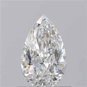 Picture of Natural Diamond 0.70 Carats, Pear with  Cut, E Color, SI1 Clarity and Certified by GIA