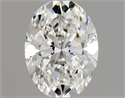 Natural Diamond 0.42 Carats, Oval with  Cut, G Color, VVS1 Clarity and Certified by GIA