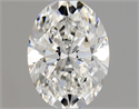 Natural Diamond 0.42 Carats, Oval with  Cut, G Color, VVS1 Clarity and Certified by GIA