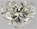 Natural Diamond 1.50 Carats, Heart with  Cut, L Color, SI1 Clarity and Certified by HRD