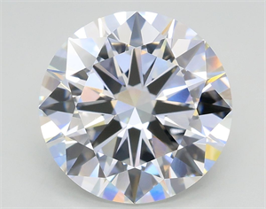Picture of Lab Grown Diamond 4.04 Carats, Round with Ideal Cut, D Color, VS1 Clarity and Certified by IGI