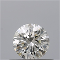 Natural Diamond 0.41 Carats, Round with Excellent Cut, J Color, VS2 Clarity and Certified by GIA