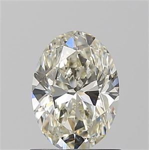 Foto Diamante Natural 0.90 quilates, Ovalado , Color K, claridad VS2 y certificado GIA de